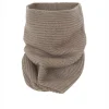 Kujten Scarves & Snoods>Cashmere Snood, 4-Threads Beige Taupe