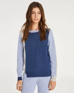 Kujten Sweaters & Sweatshirts>Cashmere Sweater Round Neck Long Sleeves Jeans