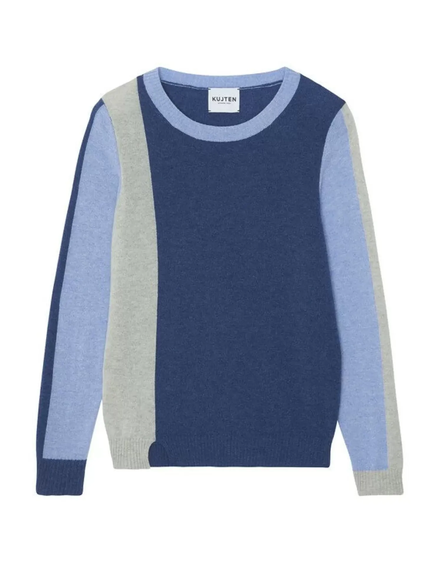 Kujten Sweaters & Sweatshirts>Cashmere Sweater Round Neck Long Sleeves Jeans