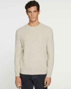 Kujten Sweaters & Sweatshirts>Cashmere Sweater Round Neck Long Sleeves Avoine
