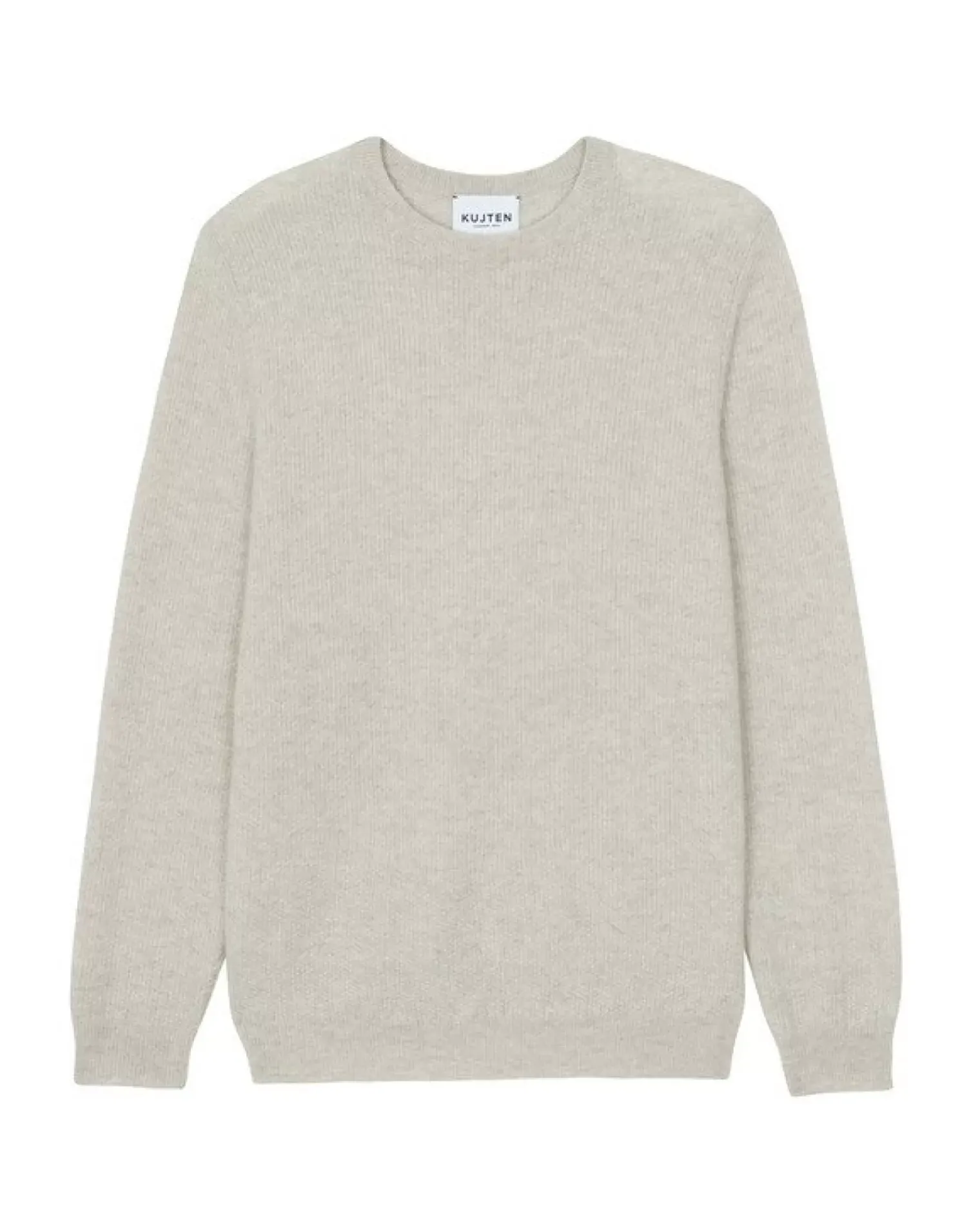 Kujten Sweaters & Sweatshirts>Cashmere Sweater Round Neck Long Sleeves Avoine