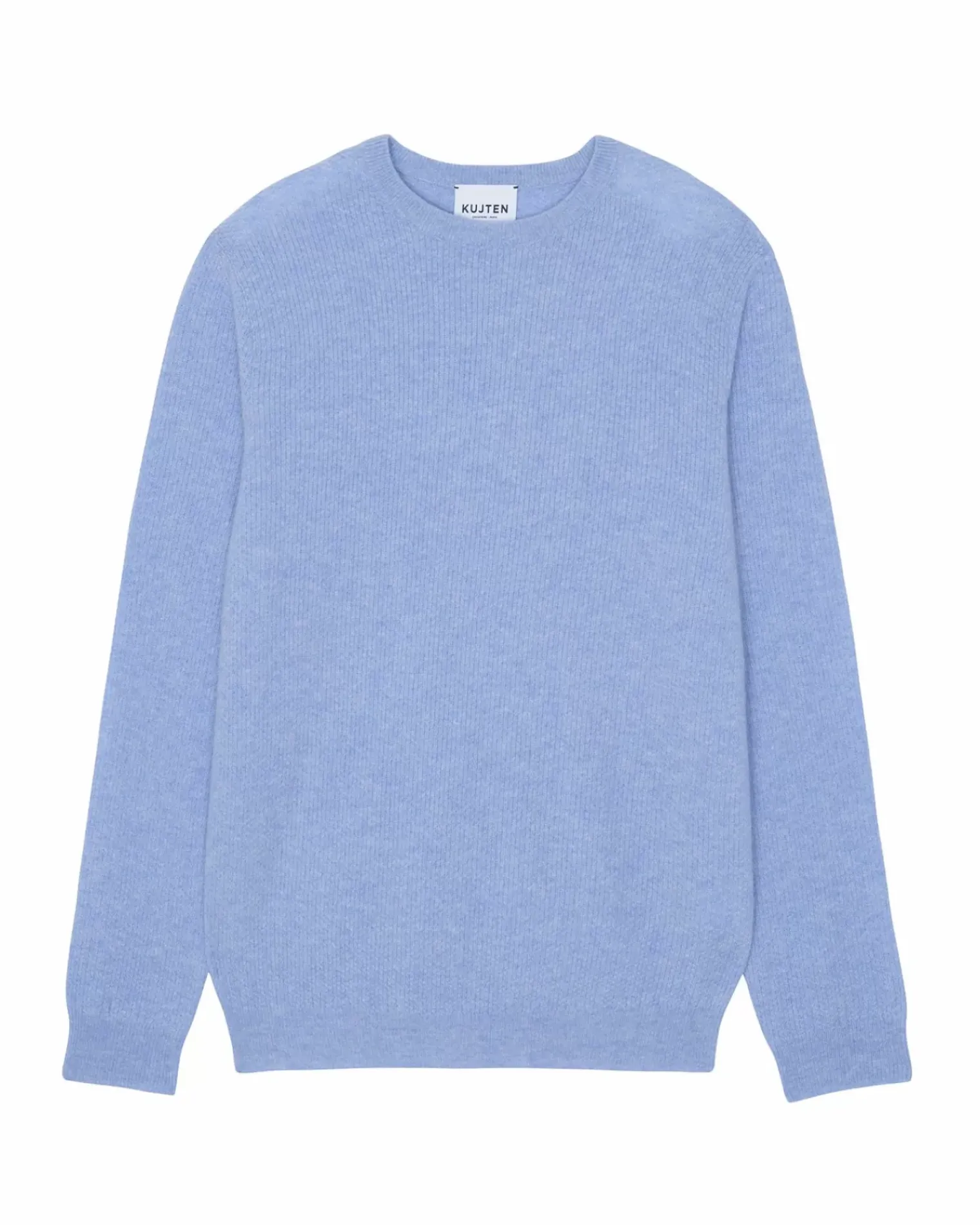 Kujten Sweaters & Sweatshirts>Cashmere Sweater Round Neck Long Sleeves Bleu Jeans