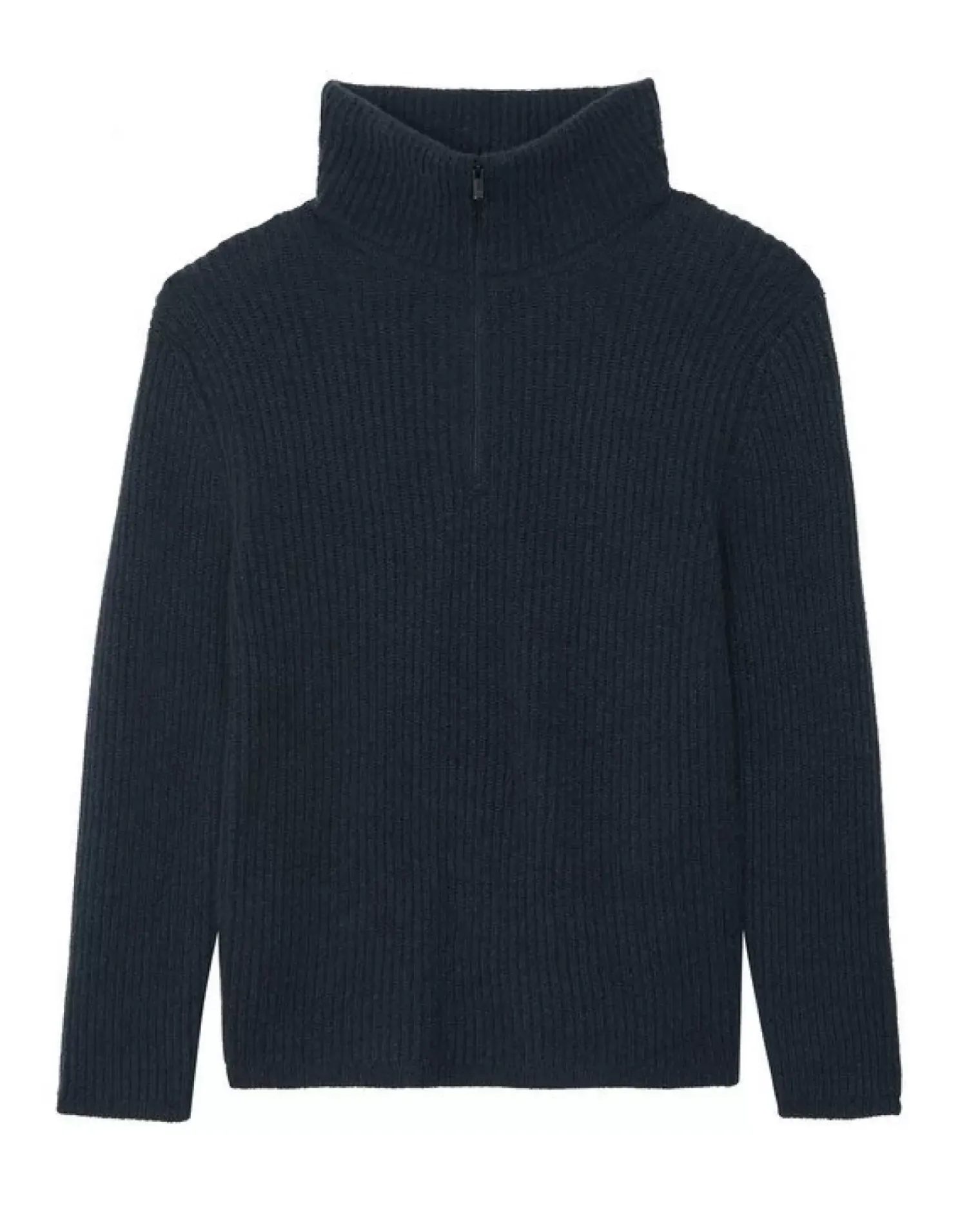Kujten Sweaters & Sweatshirts>Cashmere Trucker Turtleneck Sweater Ocean