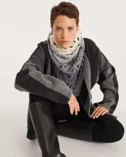 Kujten Jackets & Vests>Cashmere Vest Kimono Noir