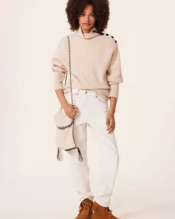 Kujten Sweaters & Sweatshirts>Chimney Neck Cashmere Sweater, 6-Threads Organique