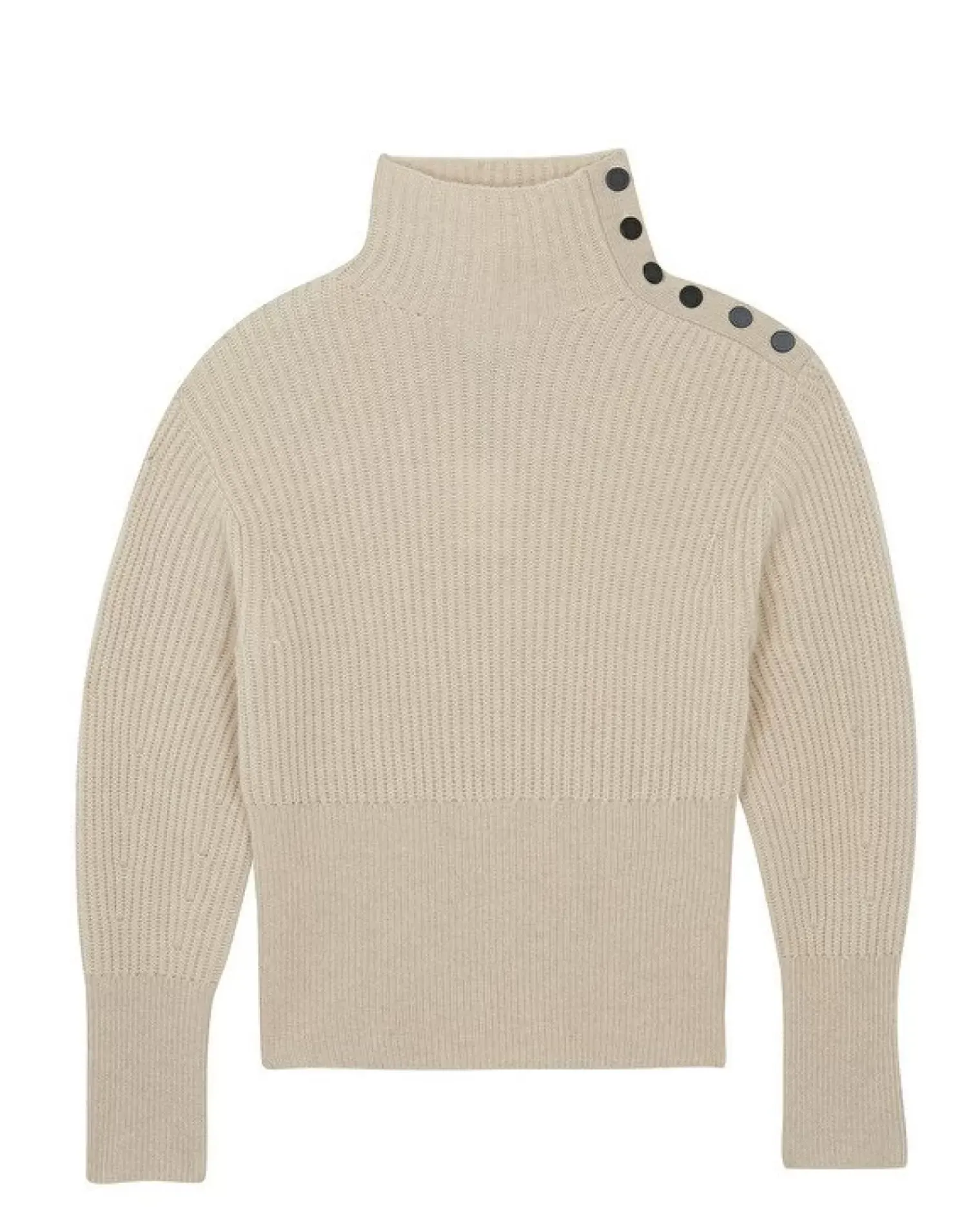 Kujten Sweaters & Sweatshirts>Chimney Neck Cashmere Sweater, 6-Threads Organique