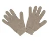 Kujten Gloves & Mittens>Colored Plain Cashmere Gloves, 8-Threads Beige Taupe