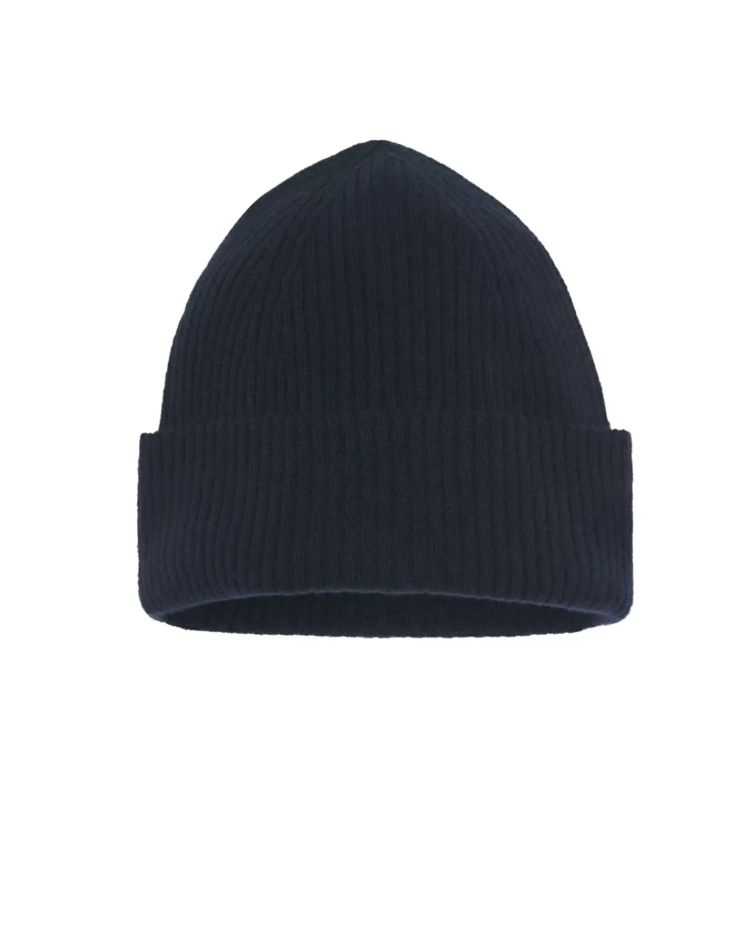 Kujten Hats & Headbands>Cuffed Beanie, 2-Threads Bleu Marine Fonce