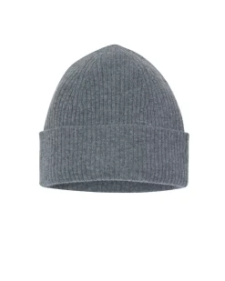 Kujten Hats & Headbands>Cuffed Beanie, 2-Threads Gris Flanelle