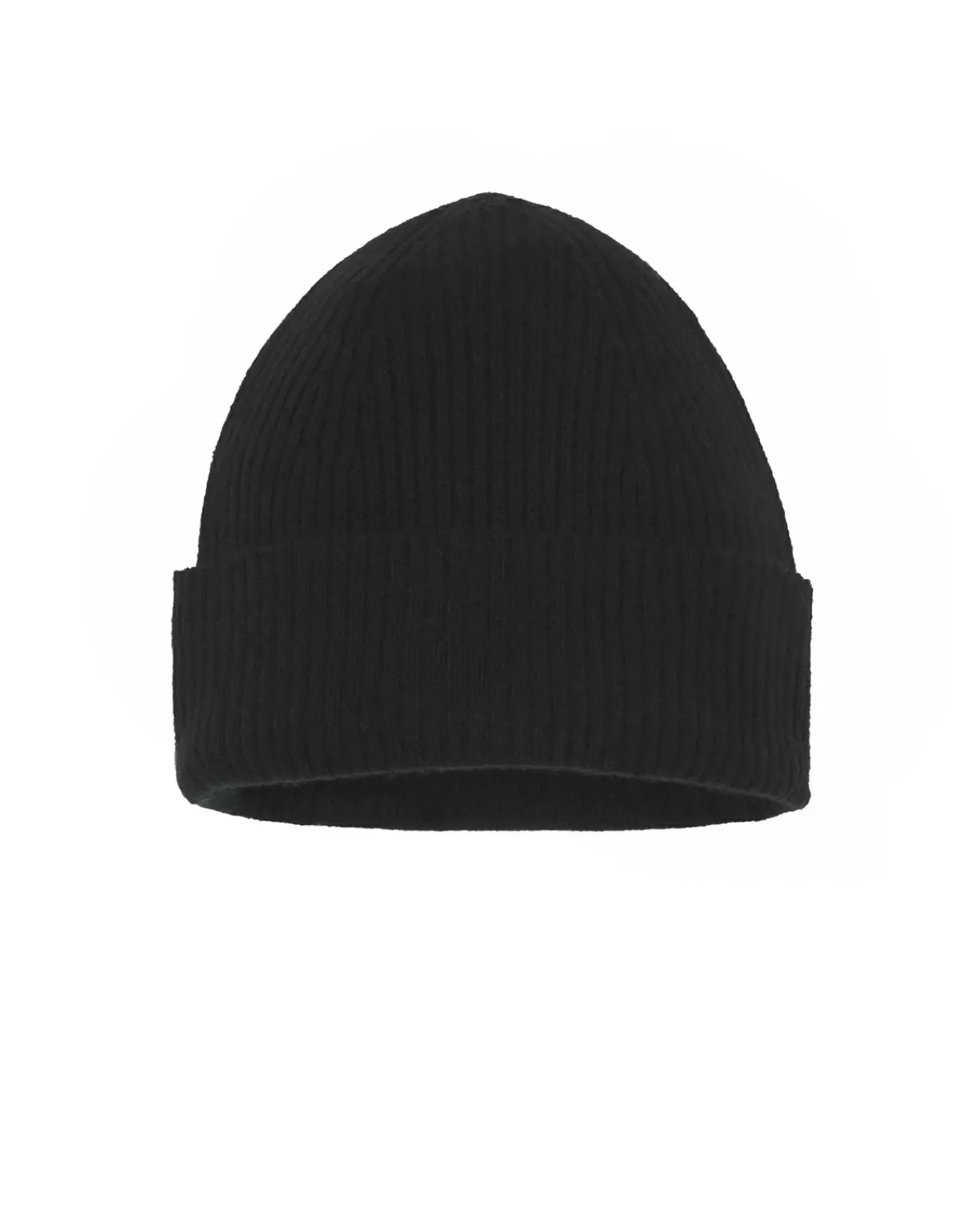 Kujten Hats & Headbands>Cuffed Beanie, 2-Threads Noir