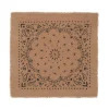 Kujten Bandanas>Grand Bandana Cachemire Imprime Camelo
