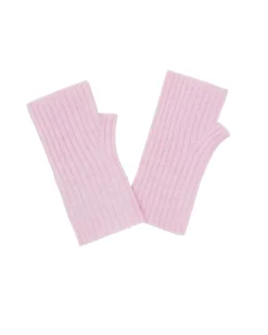 Kujten Gloves & Mittens>Kids Cashmere Mittens, 2-Threads Candy Pink