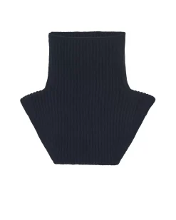 Kujten Scarves & Snoods>Kids Cashmere Snood, 6-Threads Bleu Marine Fonce