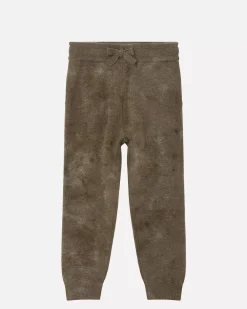 Kujten Joggings>Kids Tie & Dye Cashmere Jogging Kaki Chine