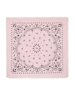 Kujten Scarves & Snoods>Large Cashmere Bandana Candy Pink