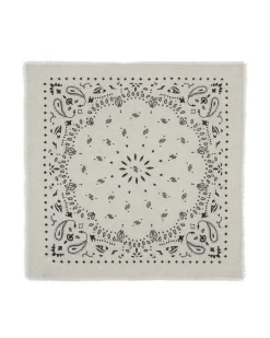 Kujten Scarves & Snoods>Large Cashmere Bandana, 2-Threads Avoine