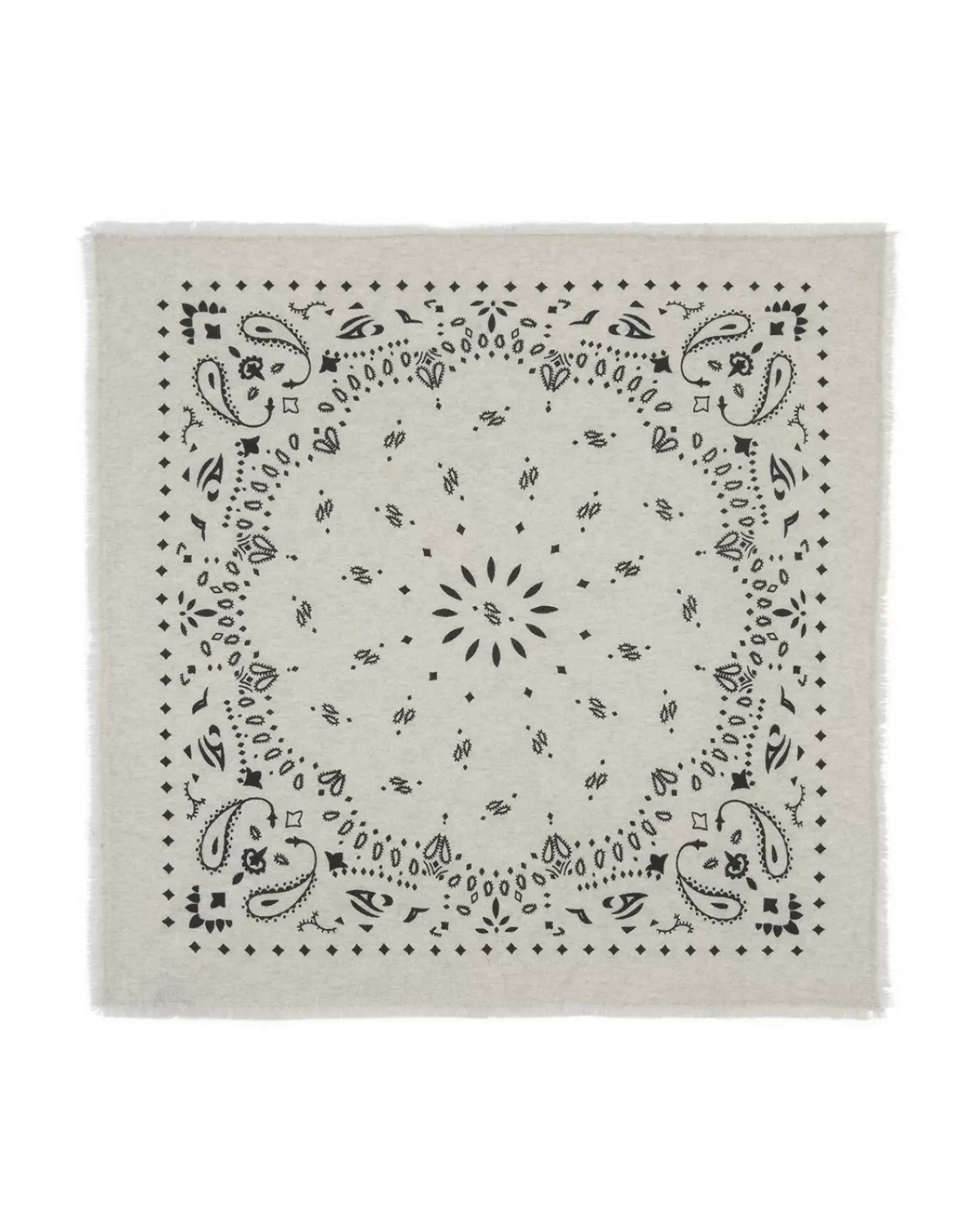 Kujten Scarves & Snoods>Large Cashmere Bandana, 2-Threads Avoine