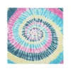 Kujten Scarves & Snoods>Large Cashmere Bandana, 2-Threads Rose Vert