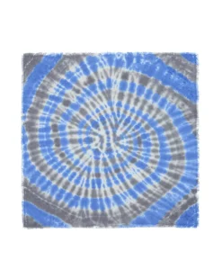 Kujten Scarves & Snoods>Large Cashmere Bandana, 2-Threads Bleu Gris