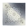 Kujten Bandanas>Large Dip Dye Cashmere Bandana, 2-Threads Gris Flanelle