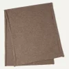 Kujten Scarves & Snoods>Long Cashmere Scarf Beige Taupe
