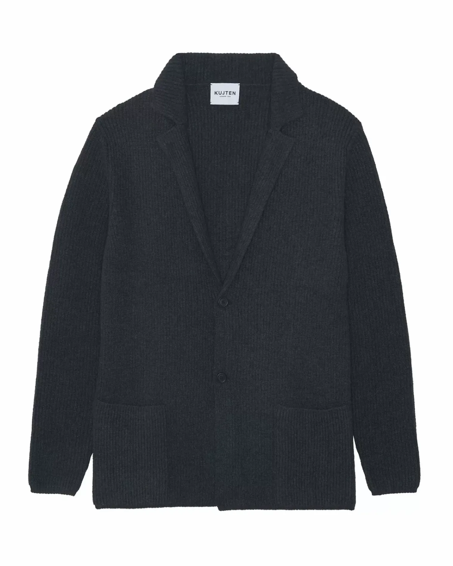 Kujten Jackets & Vests>Long Sleeves Blazer Cashmere Cardigan Ocean
