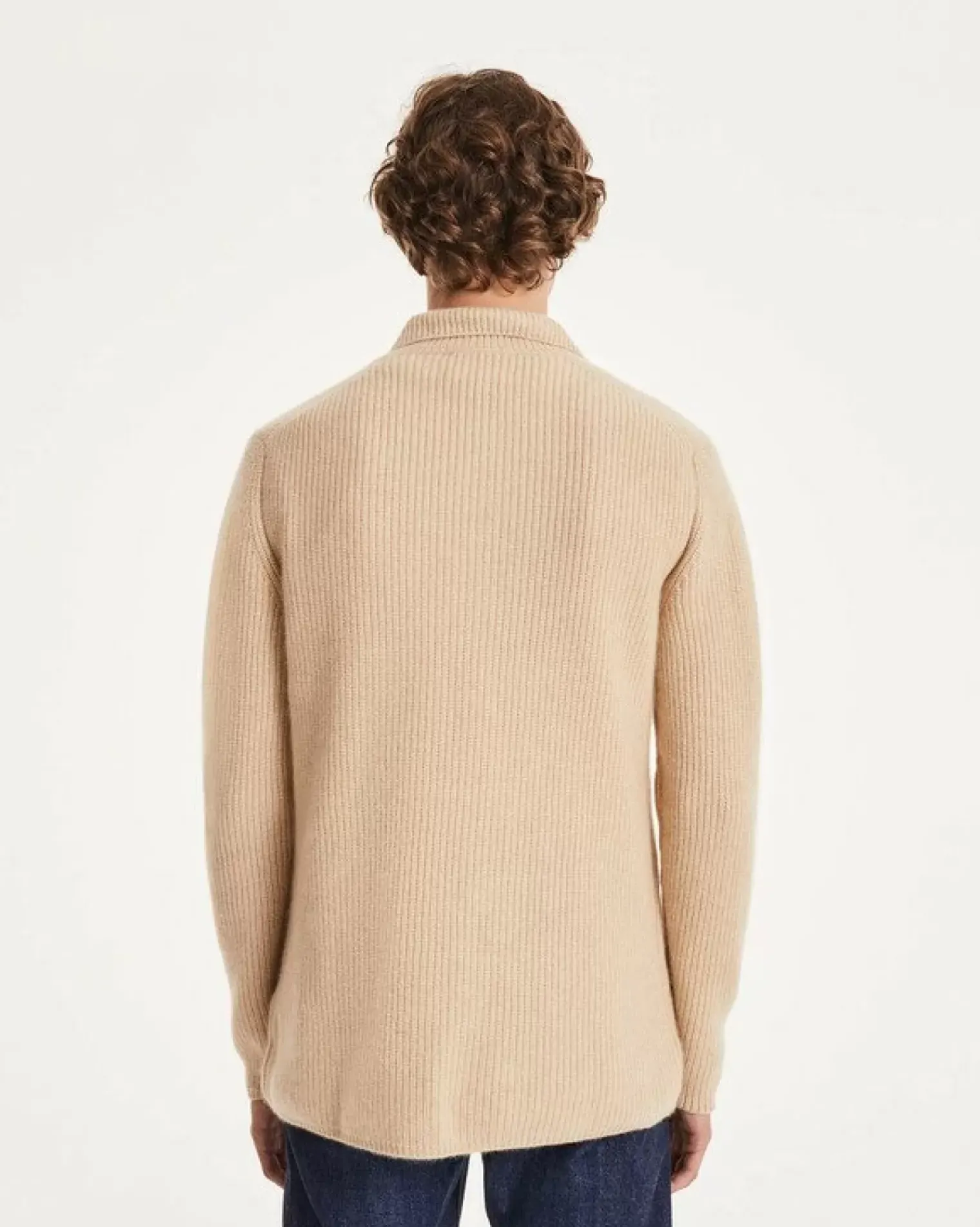 Kujten Jackets & Vests>Long Sleeves Cashmere Blazer Cardigan Organique