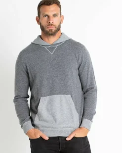 Kujten Sweaters & Sweatshirts>Long Sleeves Cashmere Sweatshirt Gris Flanelle