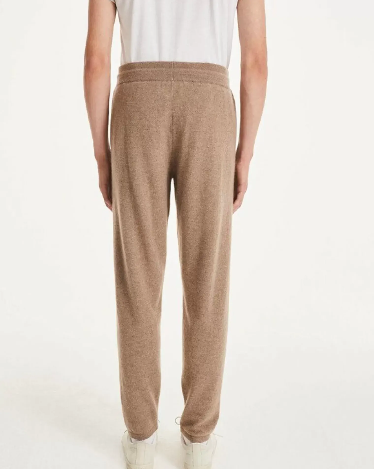 Kujten Joggings & Shorts>Men Cashmere Jogging Beige Taupe