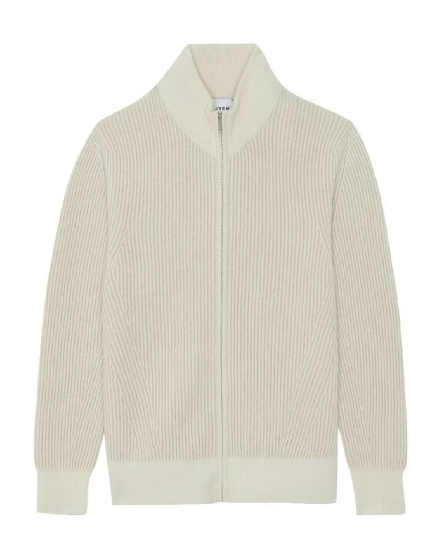 Kujten Jackets & Vests>Men Cashmere Trucker Neck Cardigan, 4-Threads Organique
