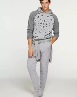 Kujten Joggings & Shorts>Men Jogging Cashmere Gris Mouline