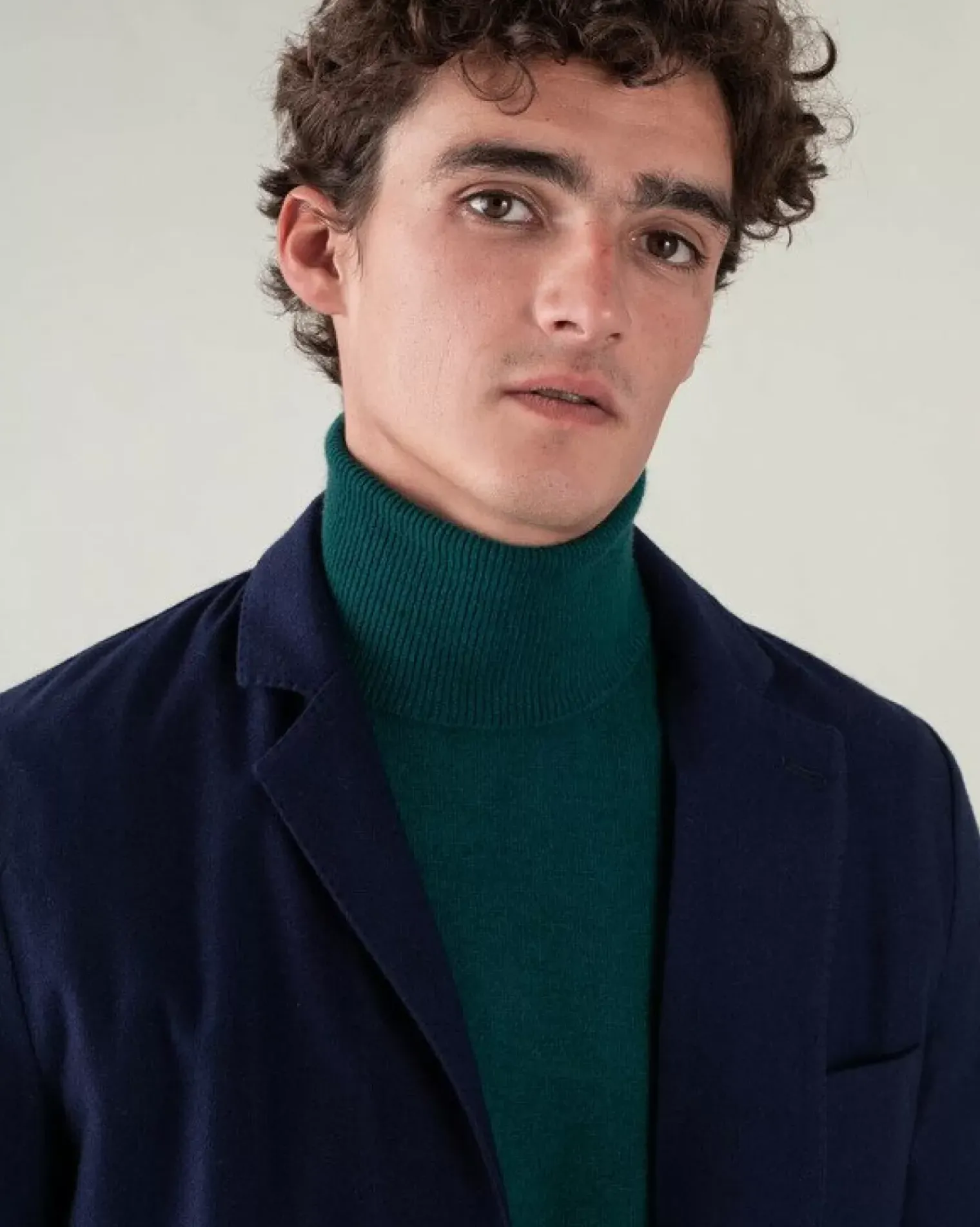 Kujten Coats>Men Shawl Collar Cashmere Blazer Jacket Bleu Marine Fonce
