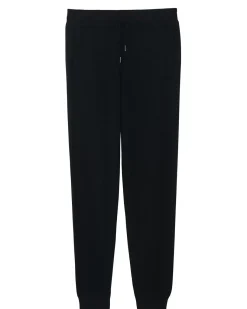 Kujten Joggings & Shorts>Men Straight Cut Cashmere Jogging, 2-Threads Noir