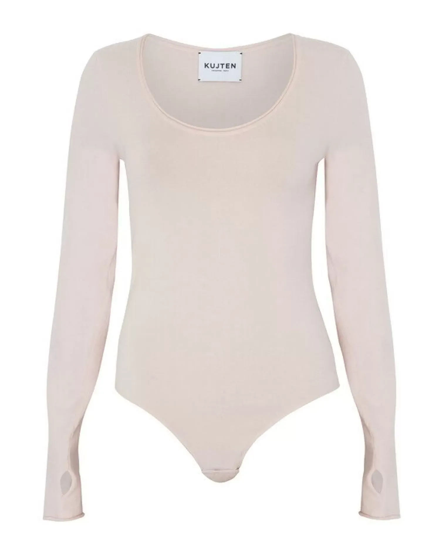 Kujten Body>Mittens Sleeves U Neck Cashmere Body Vieux Rose
