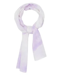 Kujten Scarves & Snoods>Off-Gauge Cashmere Scarf Parme Chine