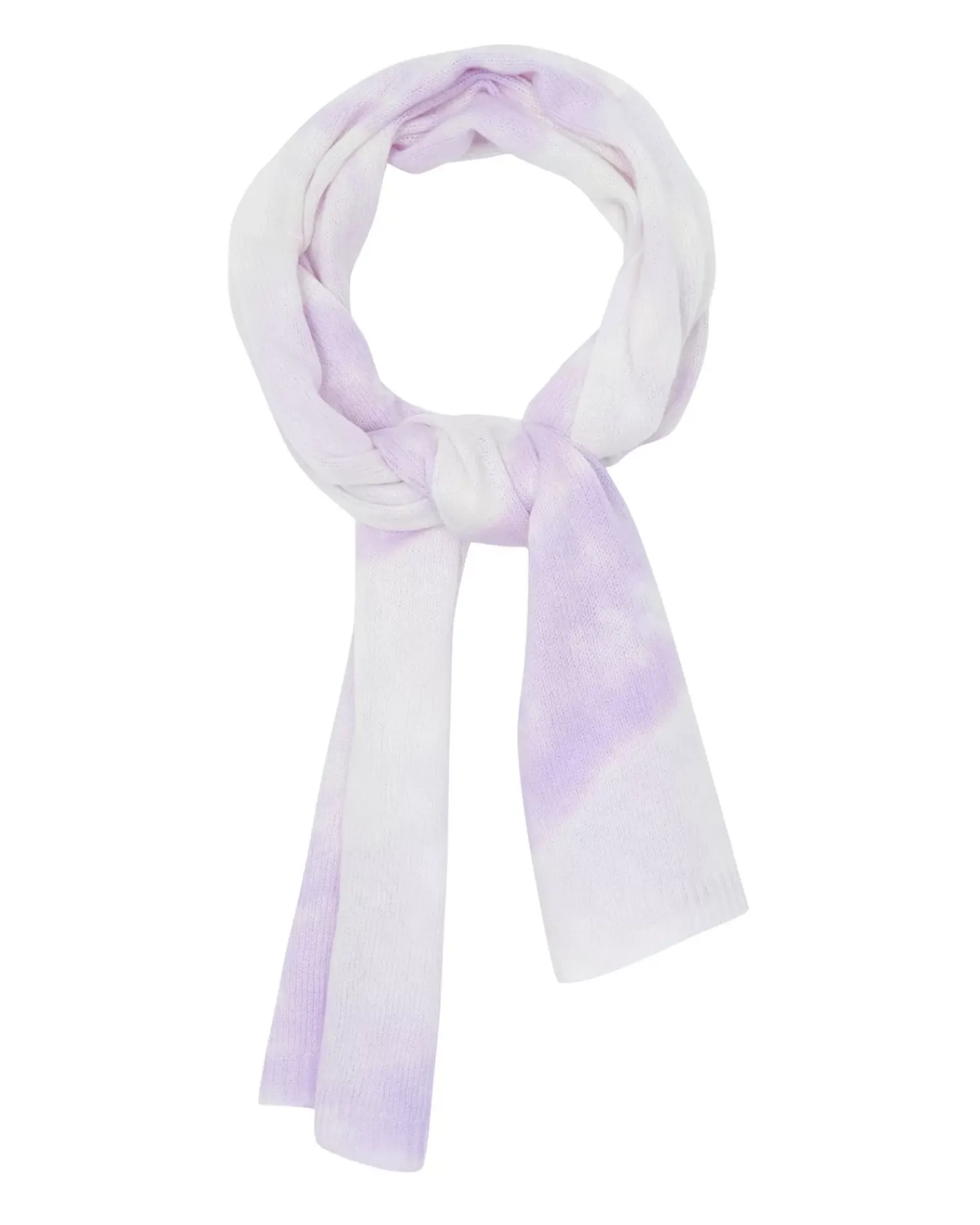 Kujten Scarves & Snoods>Off-Gauge Cashmere Scarf Parme Chine
