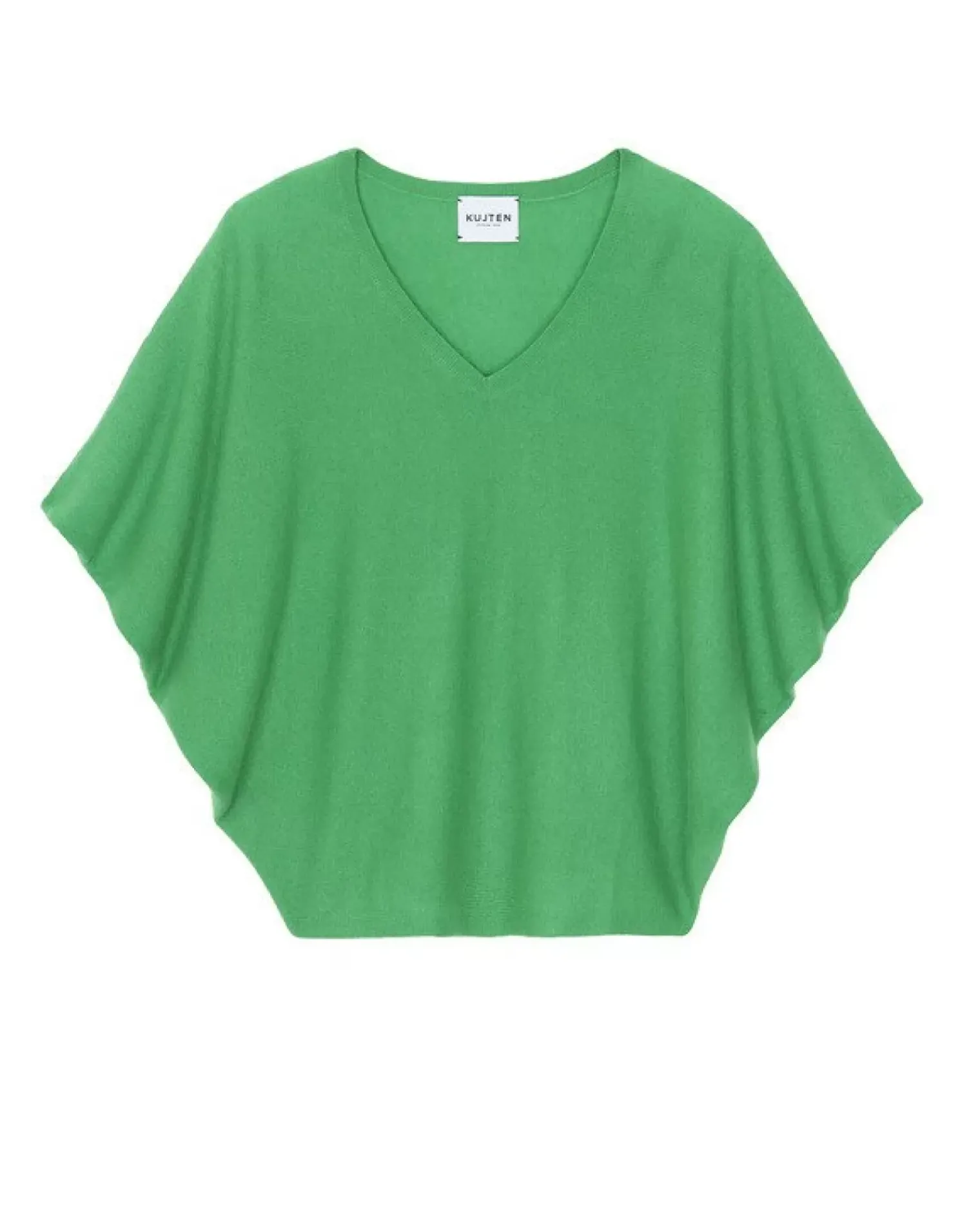 Kujten Sweaters & Sweatshirts>Oversize V-Neck Sleeveless Sweater Vert Gazon