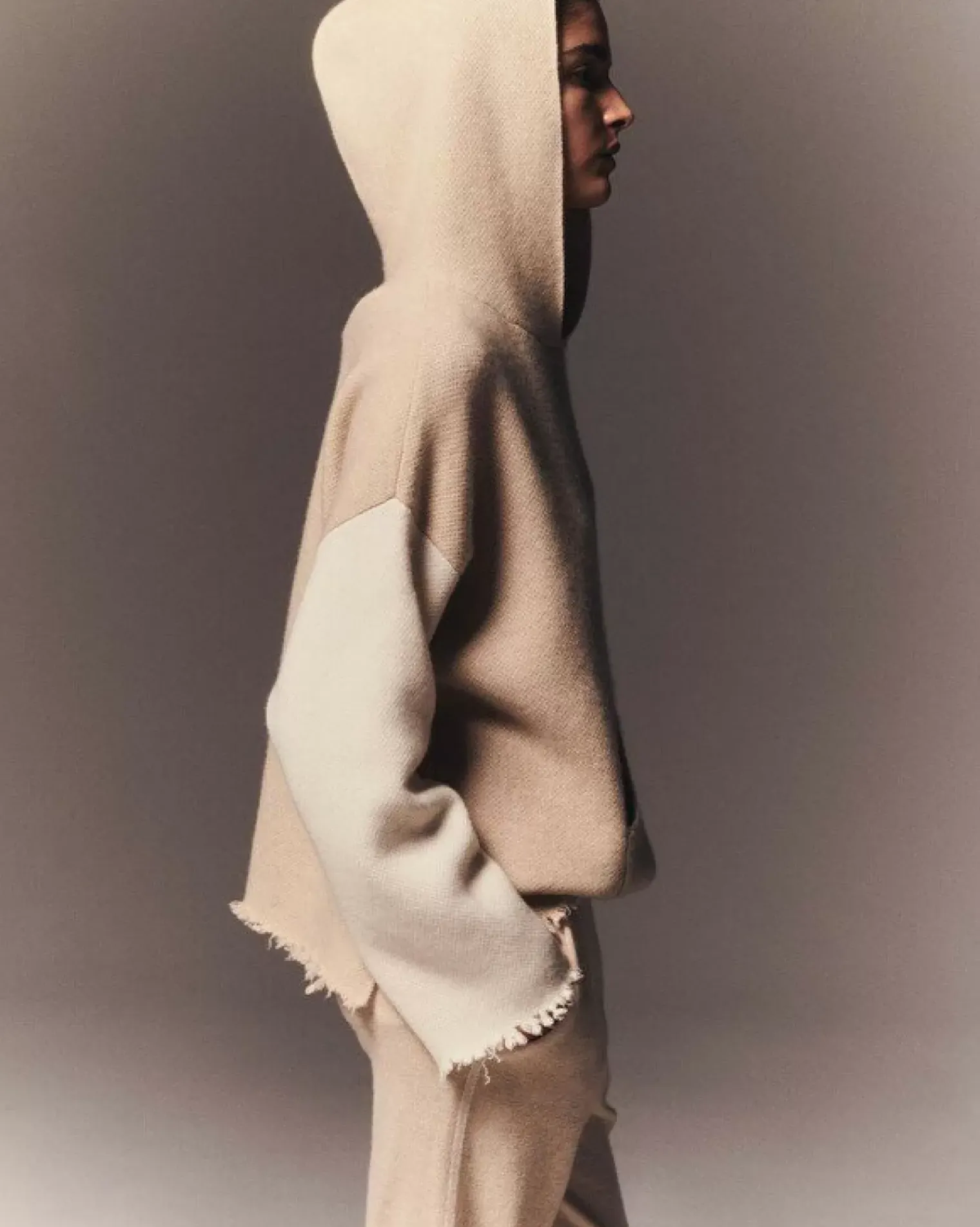 Kujten Hoodies>Oversized Cashmere Hoodie, 4-Threads Organique