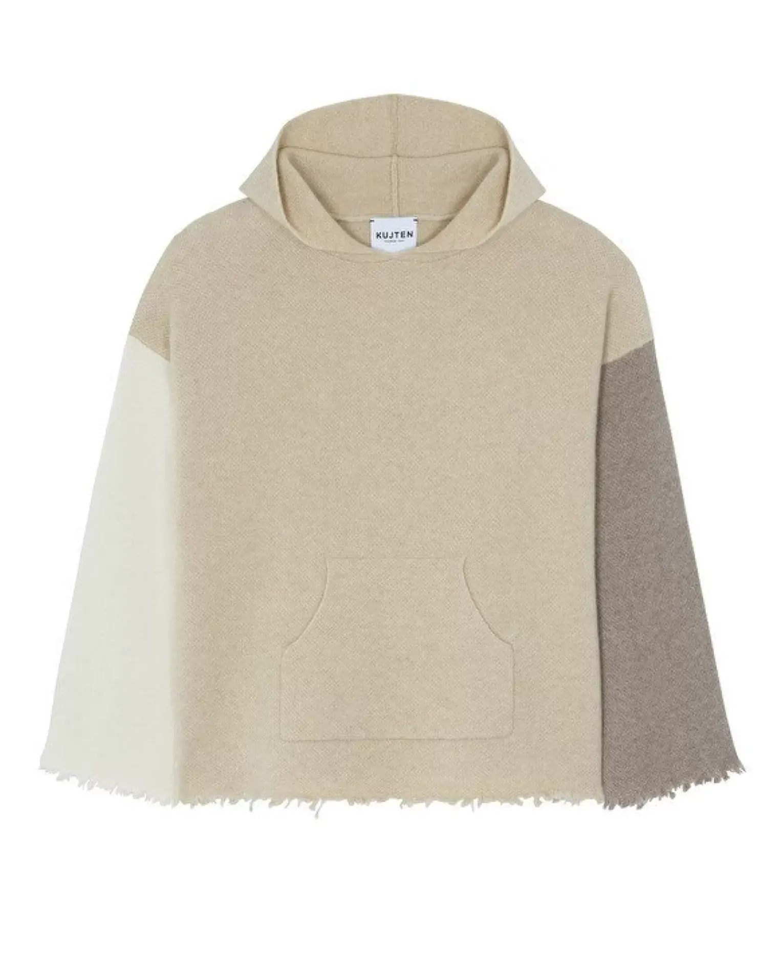 Kujten Hoodies>Oversized Cashmere Hoodie, 4-Threads Organique