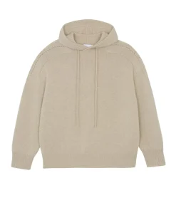 Kujten Hoodies>Oversized Cashmere Hoodie Sweater, 8-Threads Organique