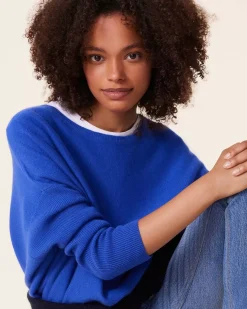 Kujten Sweaters & Sweatshirts>Oversized Round Neck Cashmere Sweater, 2-Threads Deep Kabalos