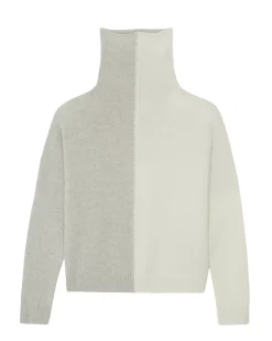 Kujten Sweaters & Sweatshirts>Oversized Turtleneck Cashmere Sweater Avoine