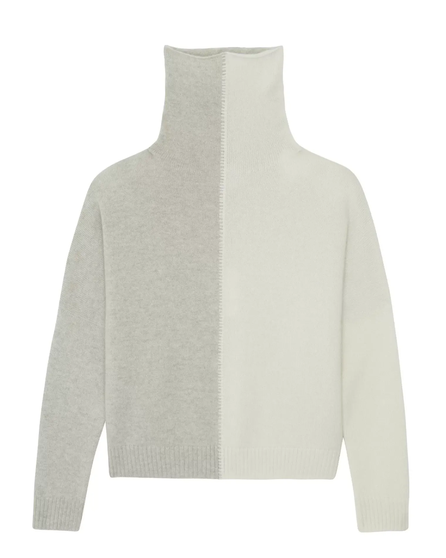 Kujten Sweaters & Sweatshirts>Oversized Turtleneck Cashmere Sweater Avoine