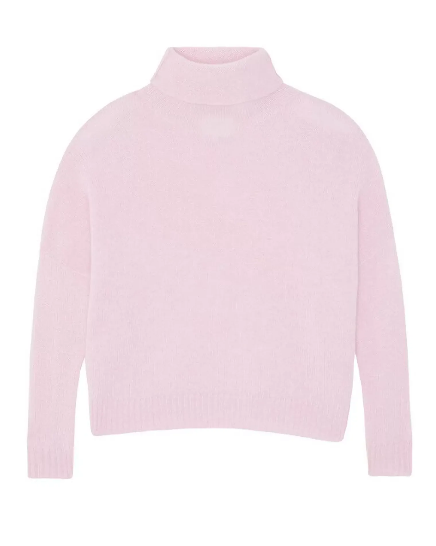 Kujten Sweaters & Sweatshirts>Oversized Turtleneck Cashmere Sweater Candy Pink