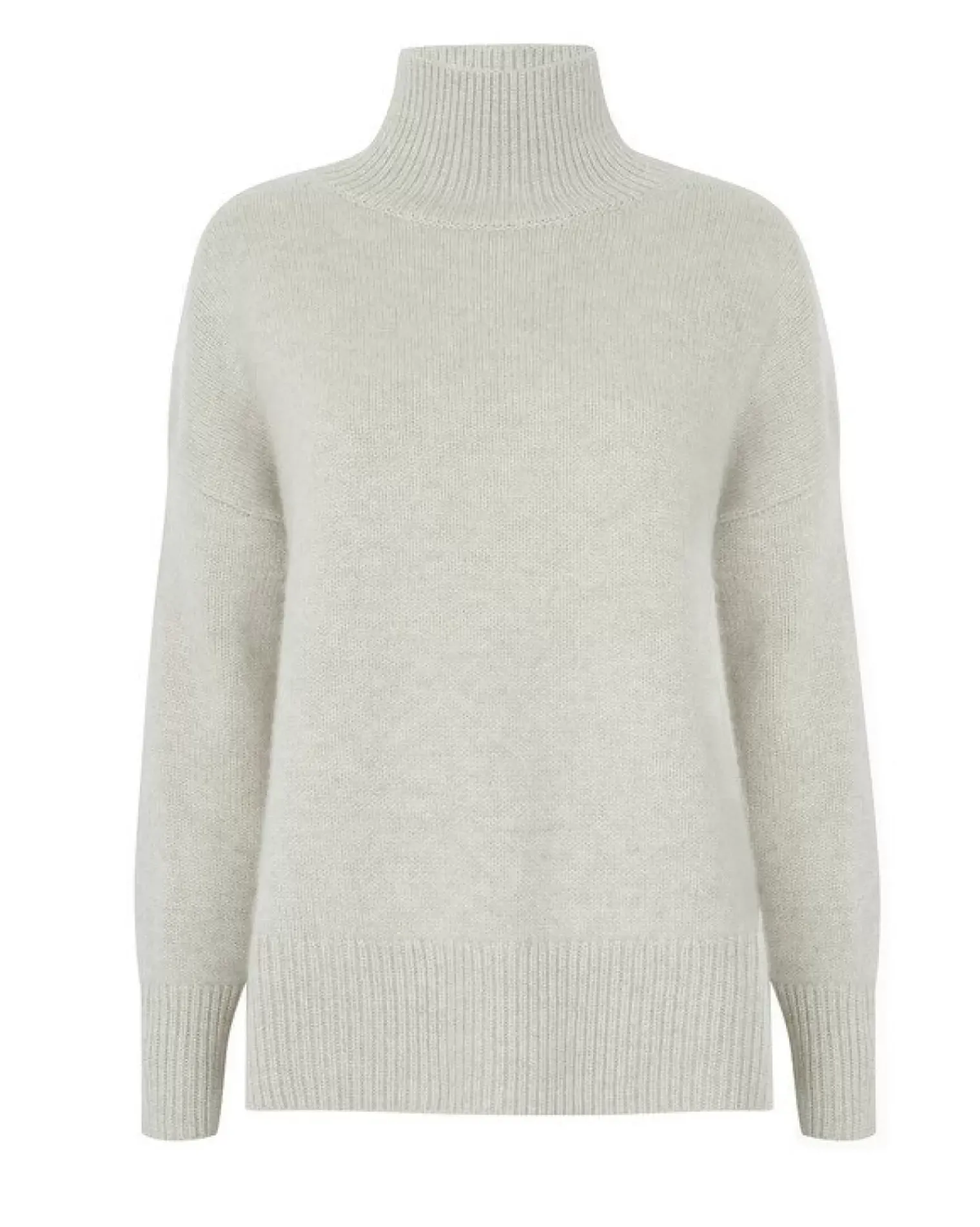 Kujten Sweaters & Sweatshirts>Oversized Turtleneck Cashmere Sweater Avoine