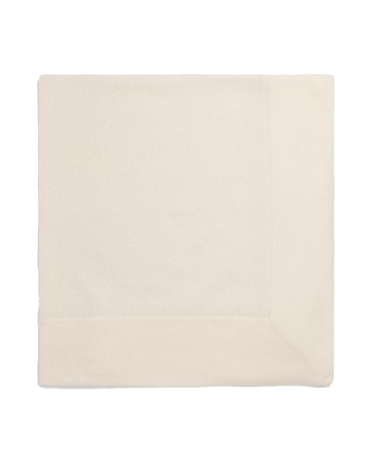 Kujten Baby>Plain Baby Cashmere Blanket Blanc
