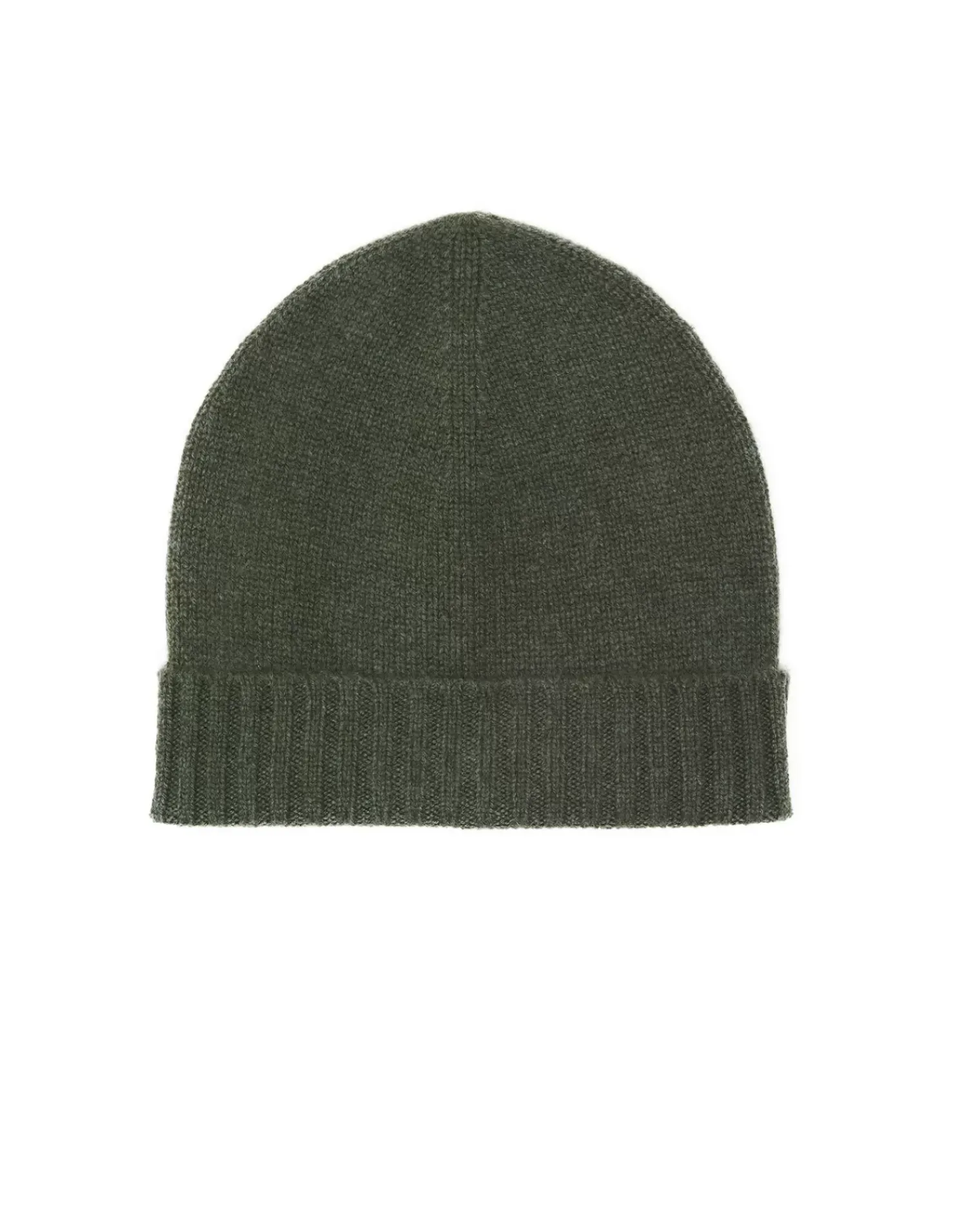 Kujten Hats & Headbands>Plain Cashmere Hat Kaki Fonce
