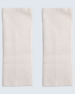 Kujten Socks & Leg Warmers>Plain Colored Cashmere Gaiters Blanc
