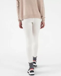 Kujten Joggings & Leggings>Plain Colored Cashmere Leggings Blanc