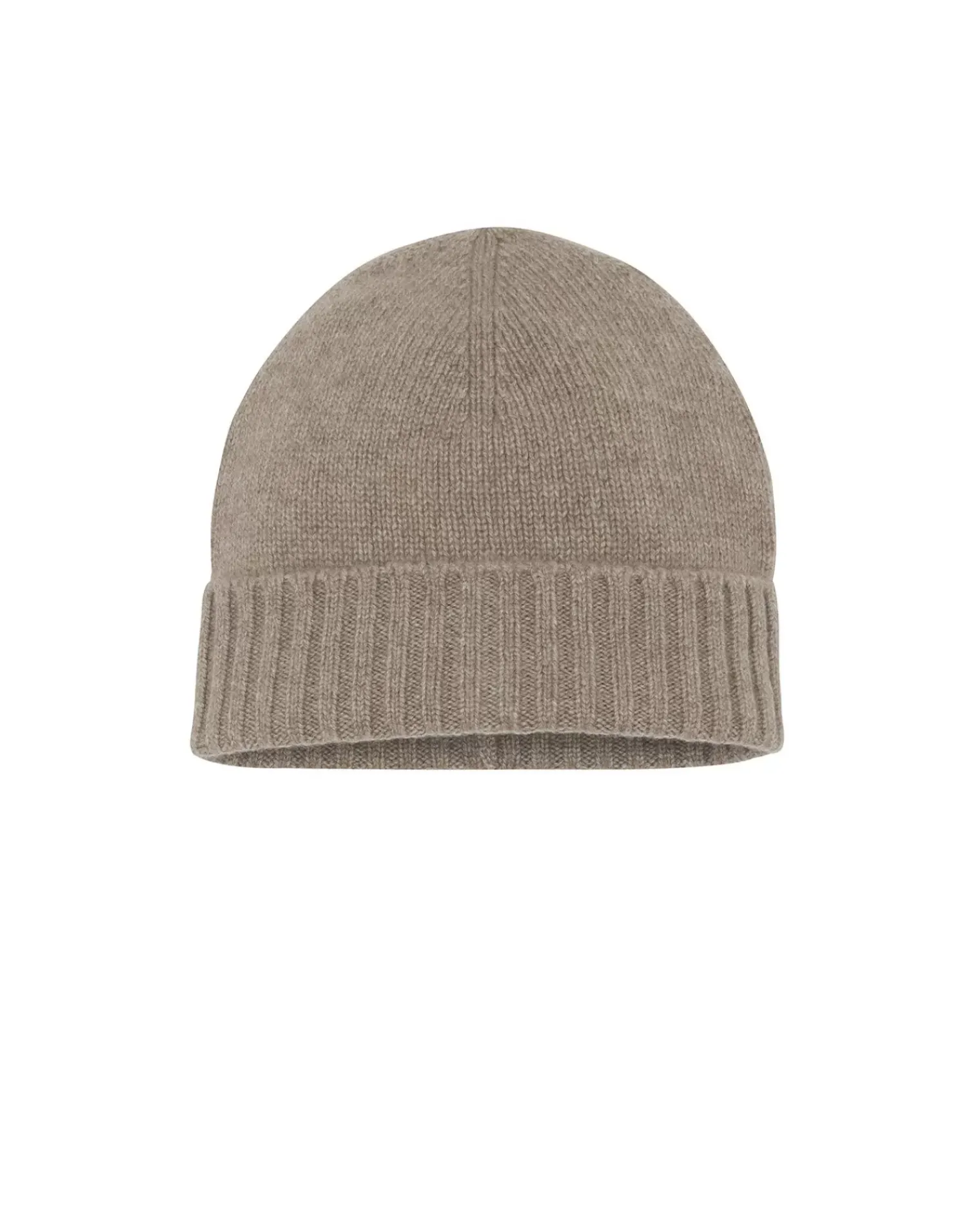 Kujten Hats & Headbands>Plain Unisex Cashmere Hat, 6-Threads Beige Taupe